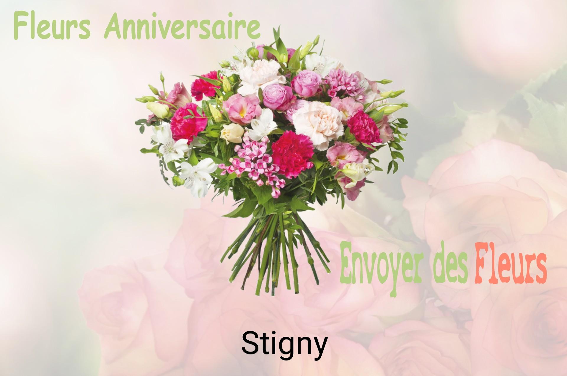 Bouquet de fleurs d’anniversaire livré à Stigny